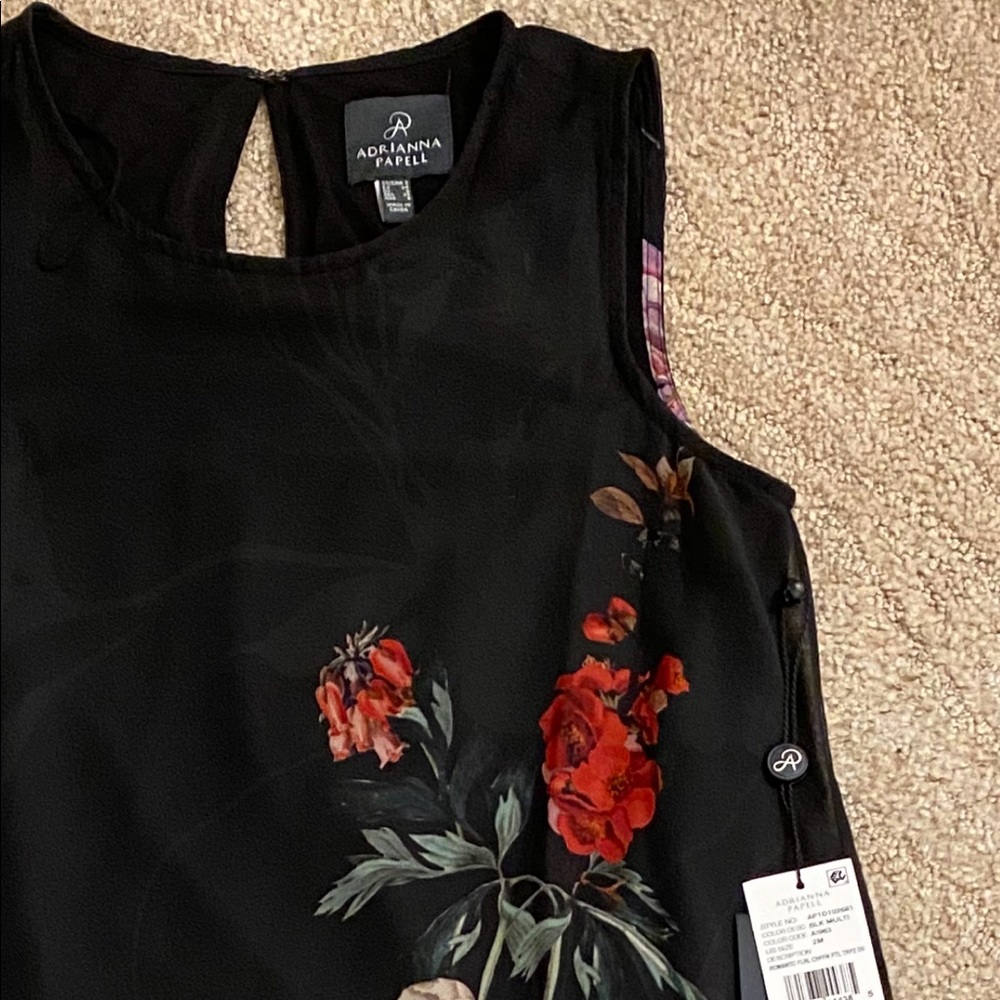 Adrianna Papell New with tag floral mini dress - Picture 3 of 3